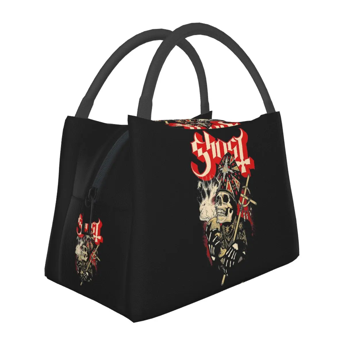 

Термосумка для обедов Swedish Rock Band Horror Ghost для женщин, контейнер для хранения еды, термоконтейнер для бенто, сумка-холодильник