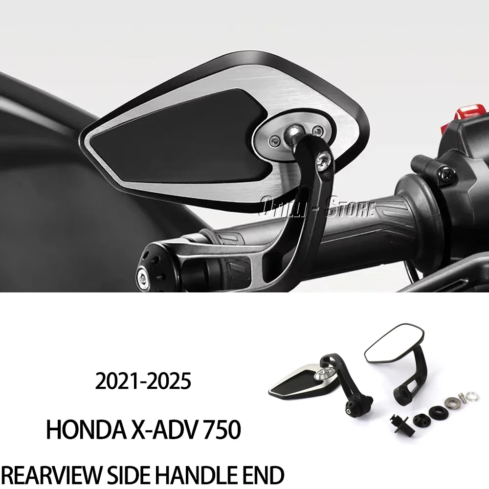 

Motorcycle Rear View Side Mirror HandleBar End Mirrors Kit For Honda X-ADV XADV 750 XADV750 X-ADV750 2021 2022 2023 2024 2025