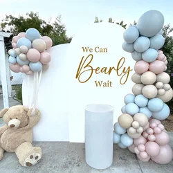 Custom We Can Bearly Wait Arch Backdrop Bear Cutouts KT Board Neutral Boho Birthday Party Backdrops Baby Shower Background