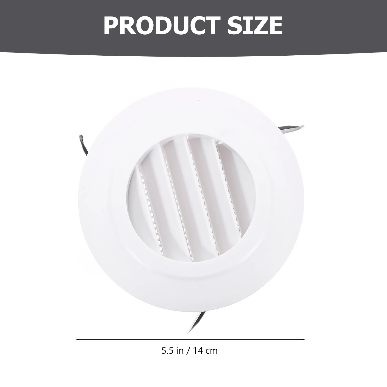 Interior Round Air Conditioner Vent Cover Mesh Screen Soffit Exhaust Vent for Noise Reduction Home Ventilation