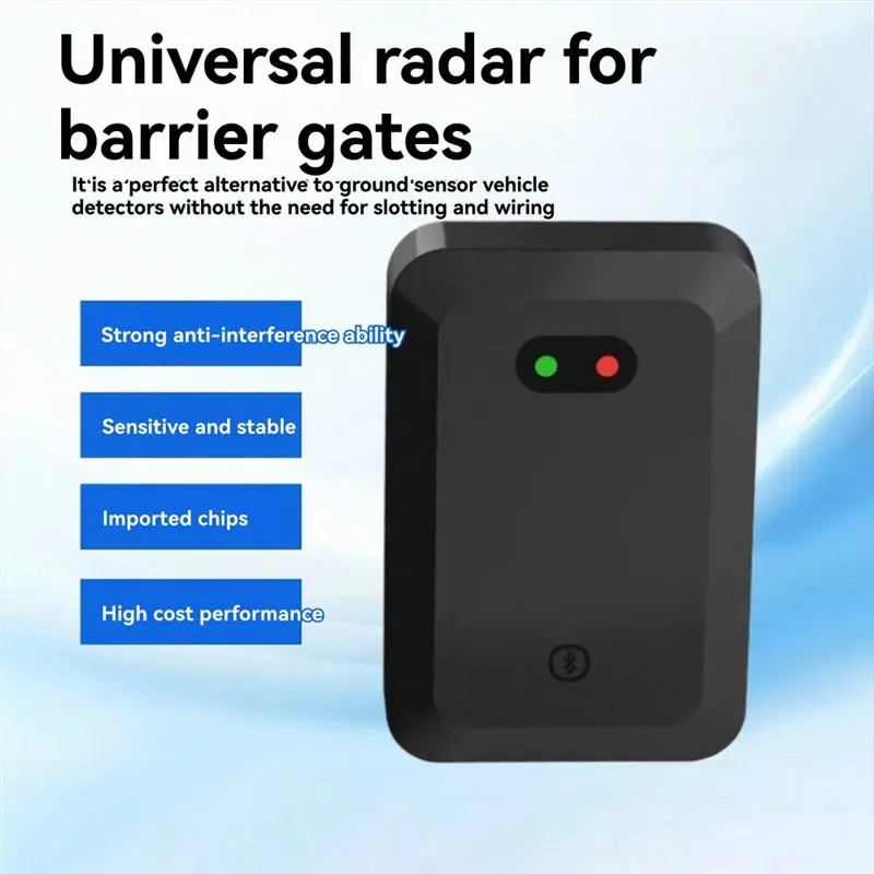 【RECOMENDAR】 Parkeerplaats Anti-Collision Barrier Gate Nieuwe 79GHz Radar Voertuig Detector Universeel Vervangt Ground Loop System