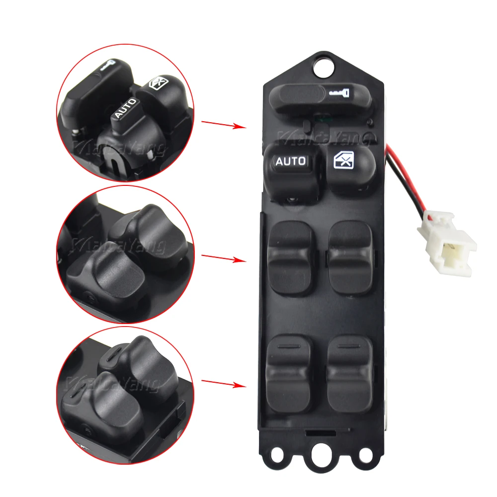 High Quality Front Left Power Master Window Glass Switch Fit For Nissan Bluebird U13 Sentra Pulsar Altima Stanza 25401-1E401