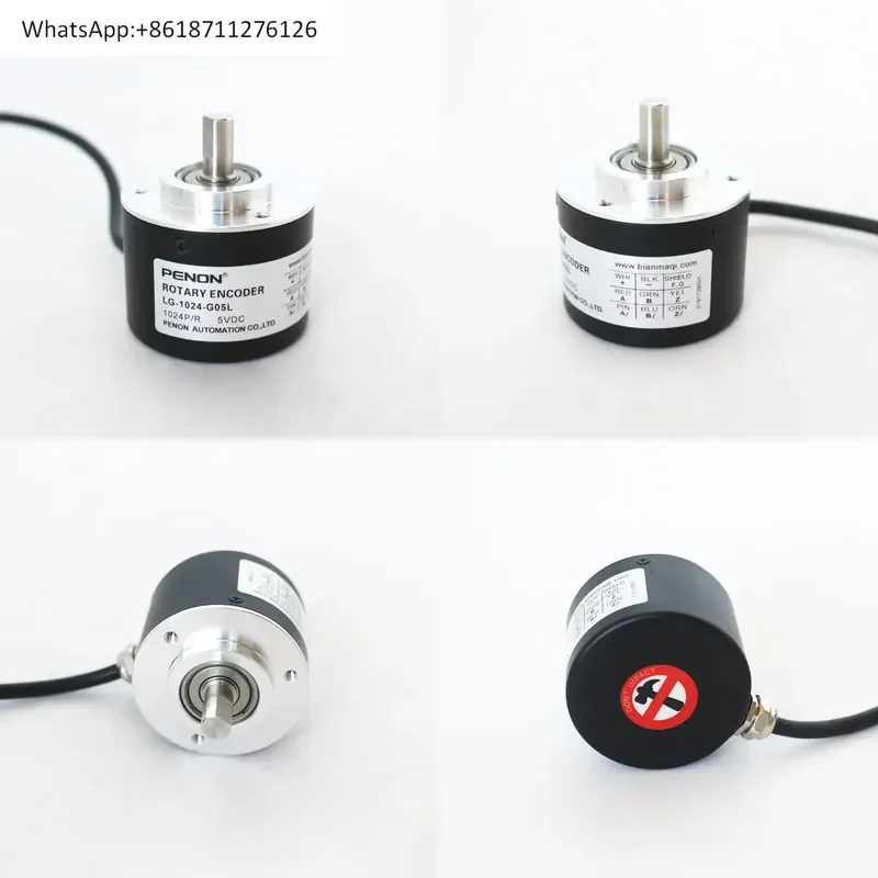 1pcs PENON Rotary Encoder LG-1024-2500-G05L LG-250BM-G05L-K45 Incremental Optical Shaft Encoder for Industrial Automation