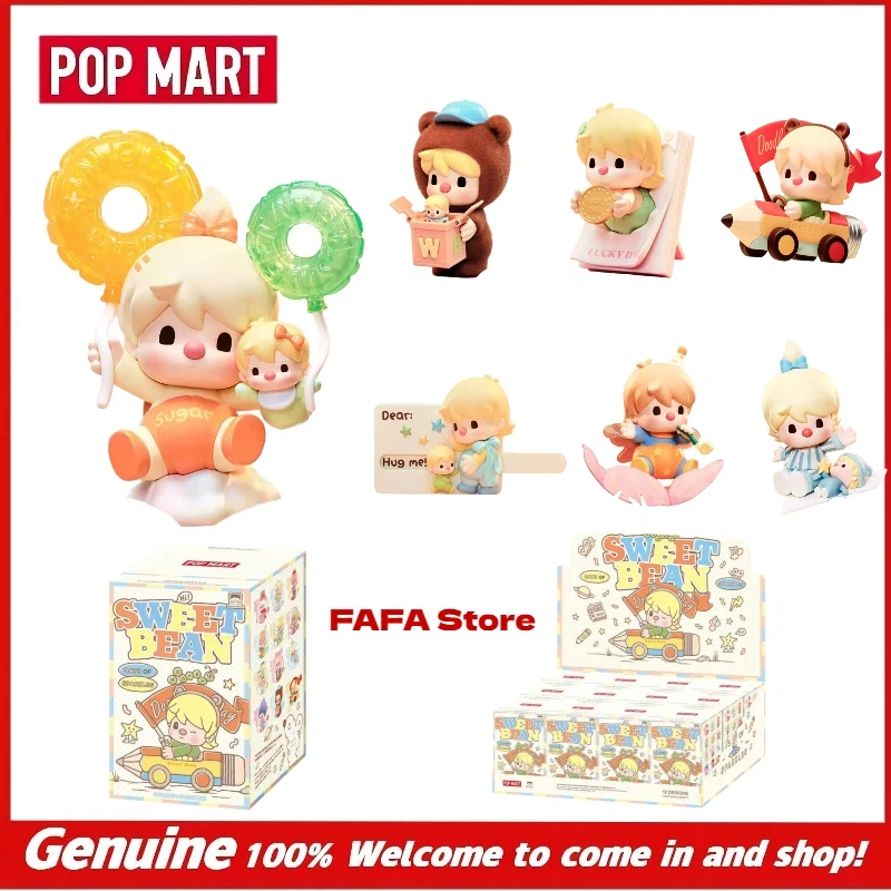 

New POP MART Sweet Bean Chasing Light Memory Series Blind Box Trendy Figurine Desktop Ornament Gift For Fans Collectors