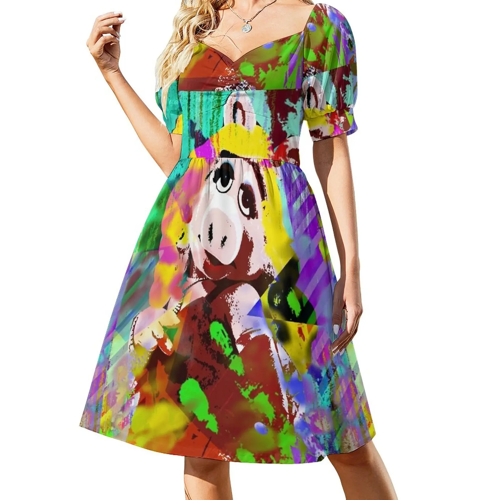 

Piggy Sleeveless Dress dress Aesthetic clothing