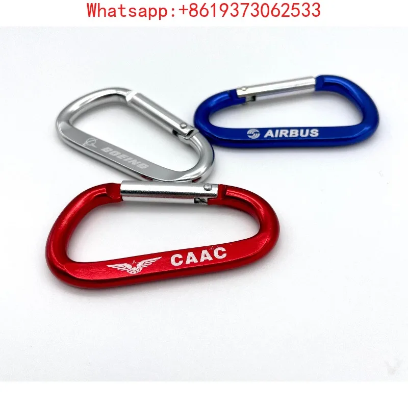 

Aluminum Alloy, Mountaineering Safety Buckle CAAC/ARIBUS/BOEING Outdoor Multi-function D-buckle
