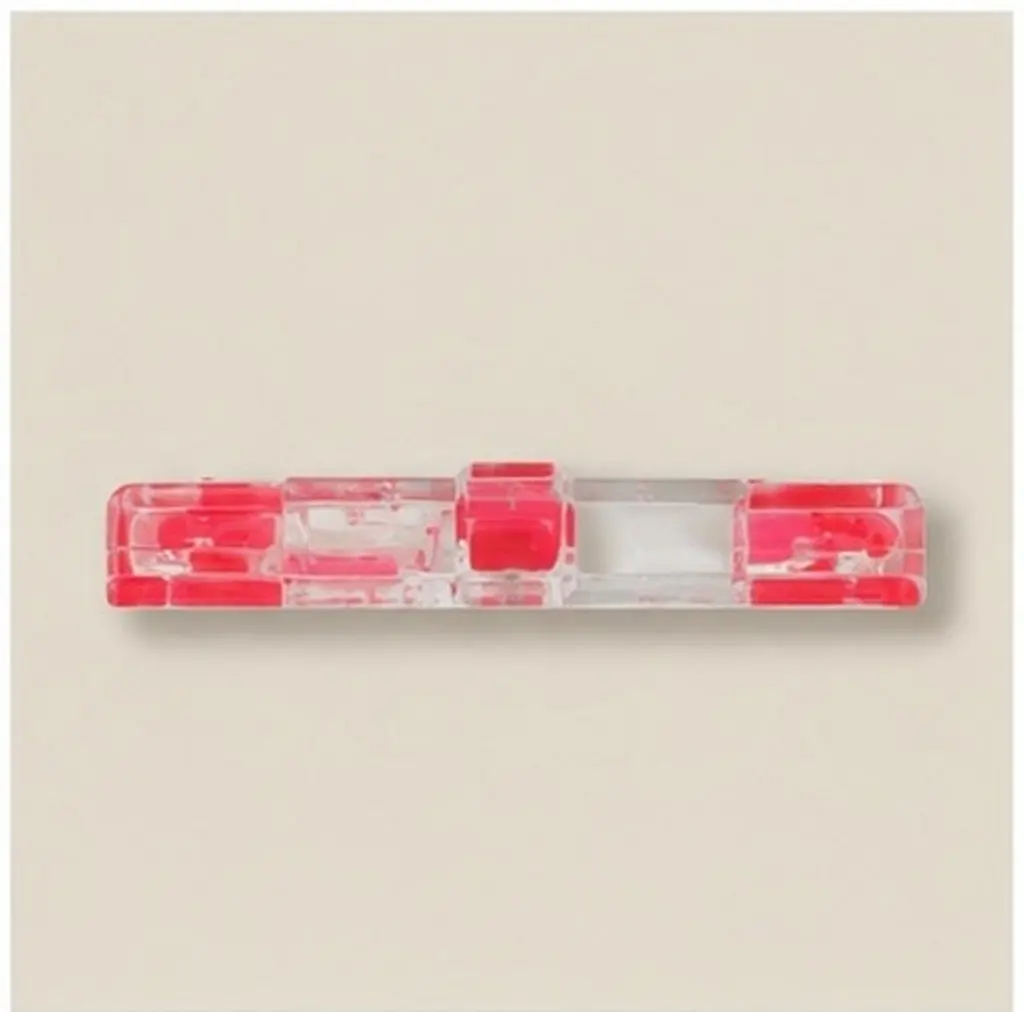 6Pcs Self-Adhesive Transparent Cabinet Locks Acrylic No-Drill Drawer Latches Strong Adhesive Clear Lock for Jewelry Box and
