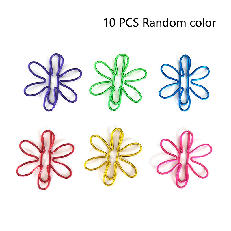 Нерегулярно 10/100 шт. скрепки с музыкальными нотами, канцелярские товары, скрепки с животными, скрепки в форме утки, красочные скрепки