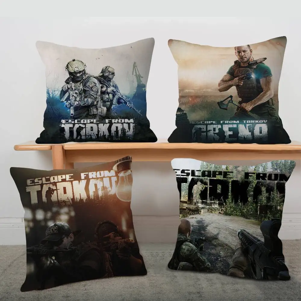 Shooting E-escape From T-tarkovS Game Cushion Cover Decorative Pillow Sofa Home Decor case pillow cases