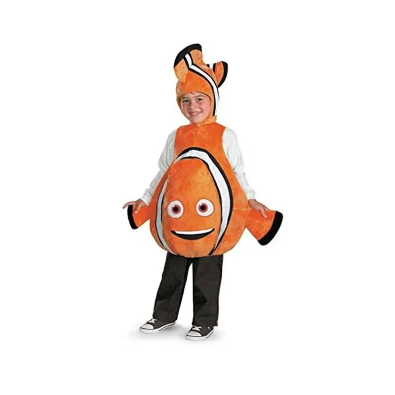 Z New Baby Kids Children Clown Fish Nemo Costumes From Pixar Cartoon Movie Finding Nemo Christmas Halloween Party Cosplay Costum