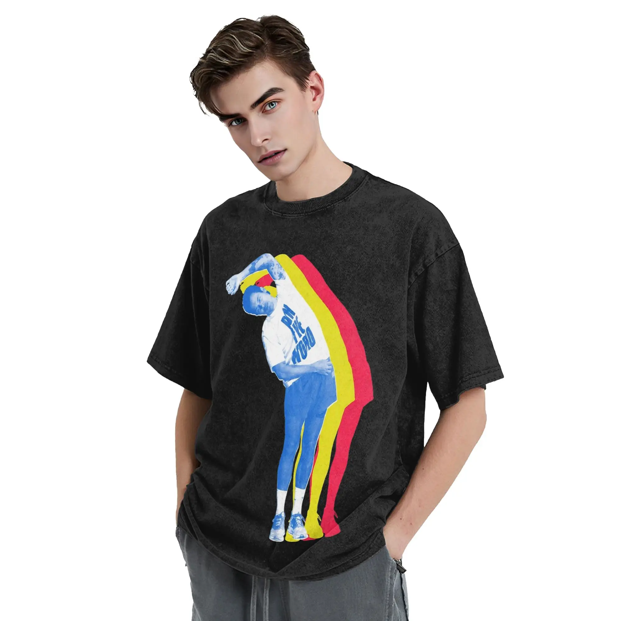 Harrys Styles Kiss All The Time Disco Occasionally Washed T Shirt Streetwear T-Shirt Tees Tops for Men Women Short Sleeve Summer