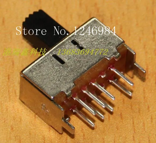 [SA]Small toggle switch vertical sliding switch DC power supply position switch SS-23E01--100PCS/LOT