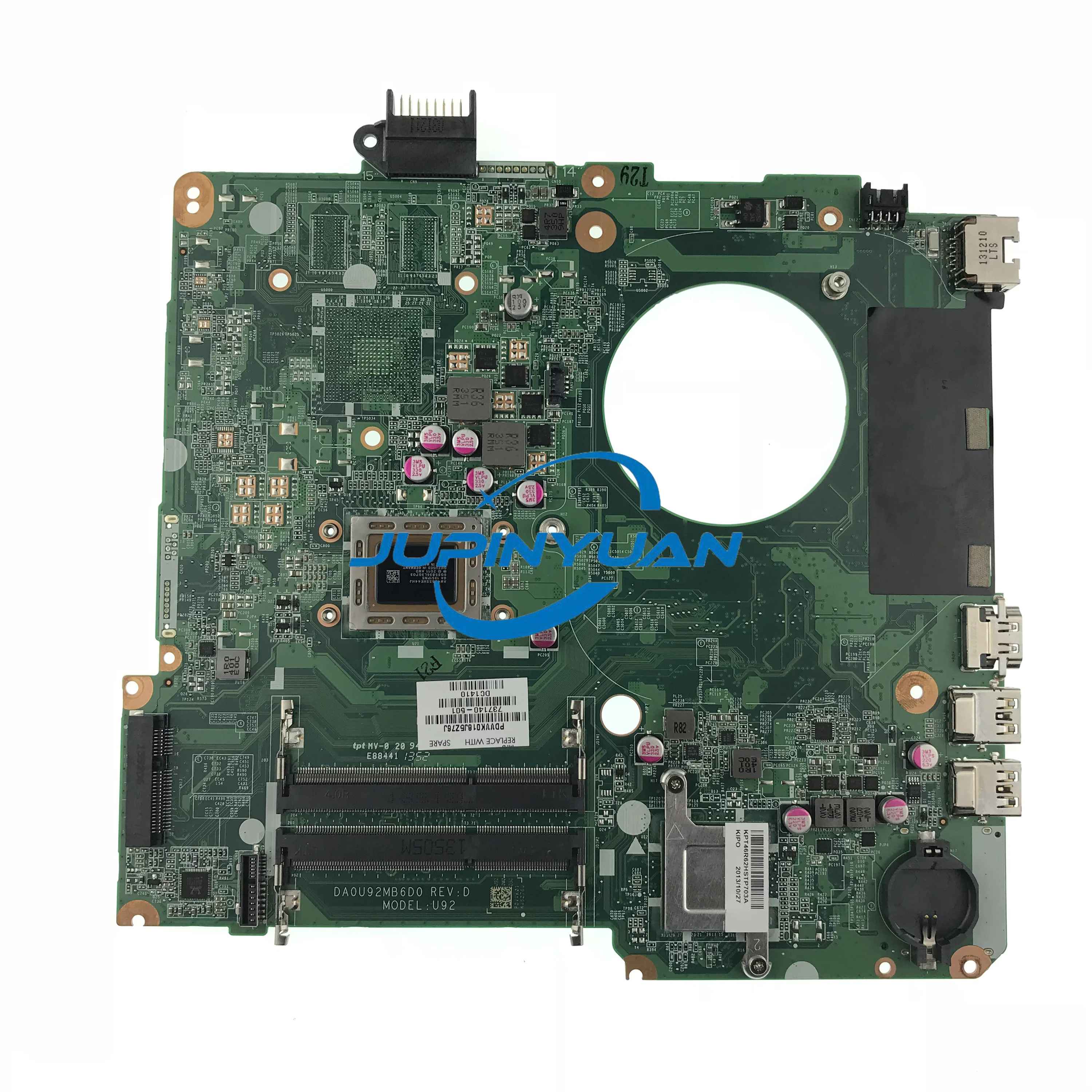 

738124-501 737140-001 Mainboard For HP Pavilion 15-N Laptop Motherboard 738124-001 737140-501 DA0U92MB6D0 100% Full Working OK