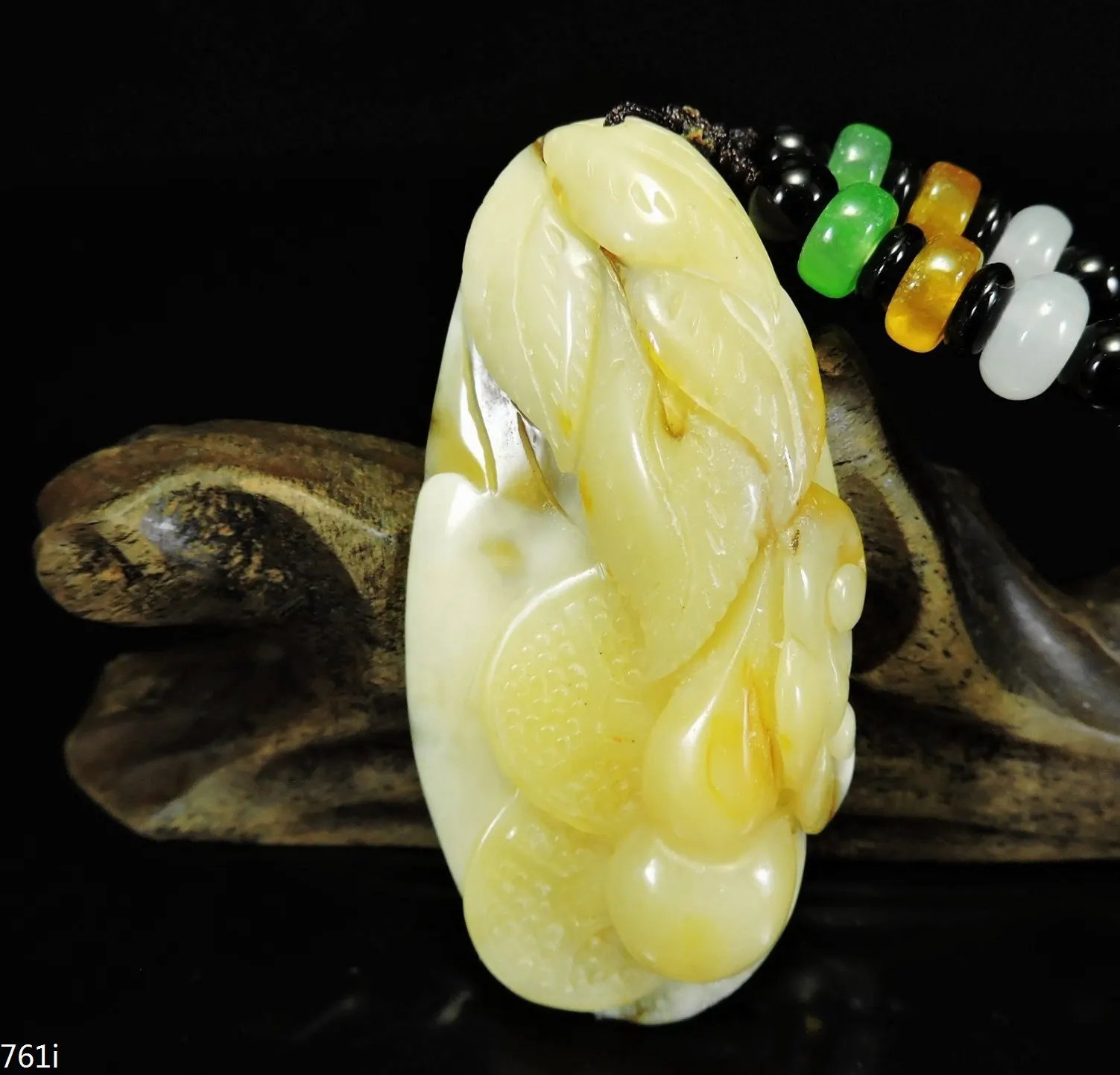 

Jade Jewelry Natural Jade Pendant Necklace Hand-Carved gourd&leaves&Ruyi&coin Jadeite Necklace Pendant Gift No Treatment 761i