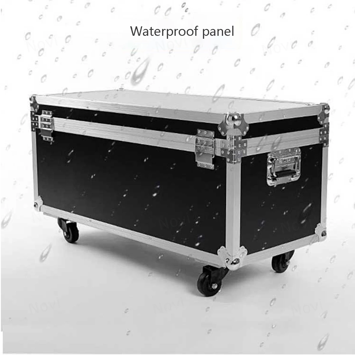 Custom Sizes Cable Wire Storage Trunk Shockproof Tool Box Flightcase Flycase Stage Lighting Equipment Flight Case with Wheels