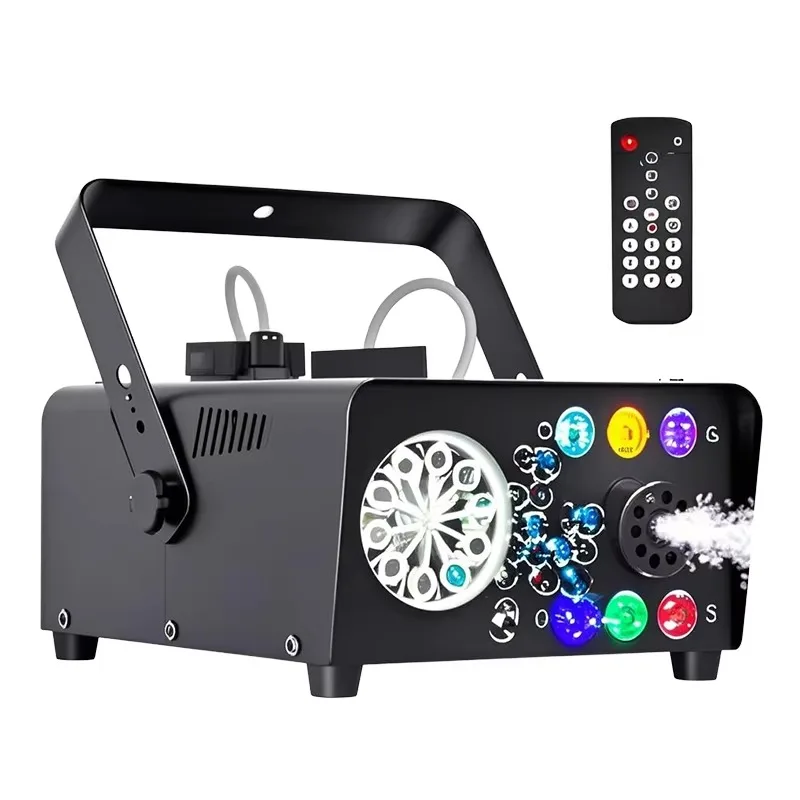 

[Hot Sale] YSH New Arrival 600W Electric Metal Smoke Bubble Machine With Led Effect Remote Control For Wedding Parties And Nig