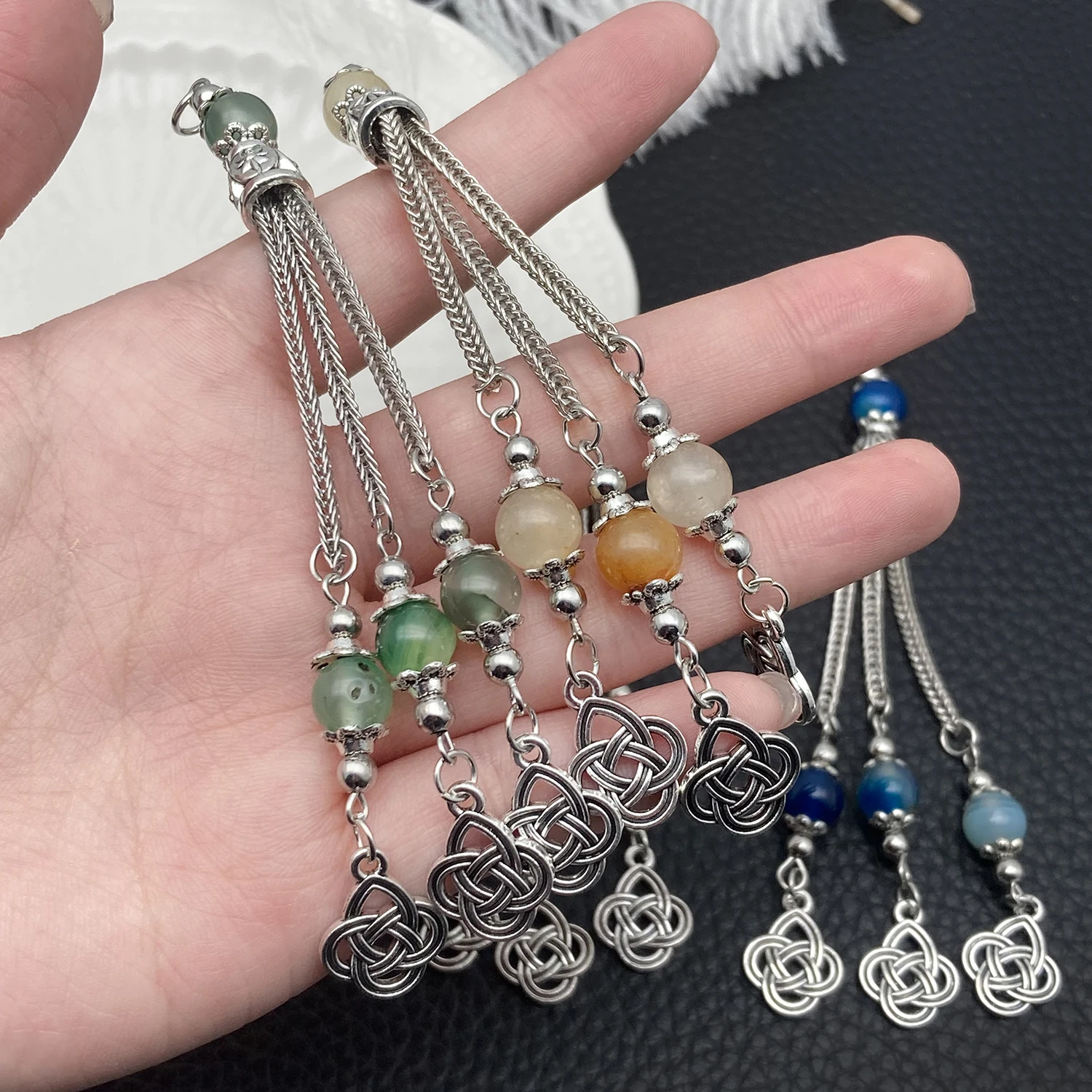 Bohemian Tassel Pack - 4 Random Handmade Tassels (Choose 4 out of 5) for DIY Boho Jewelry