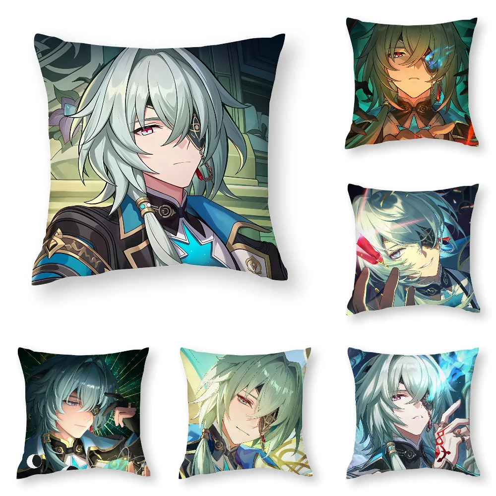 

Anaxa Honkai Star Rail наволочка с 3D принтом из полиэфирного волокна 45*45 см домашний диван наволочка украшение праздничный подарок
