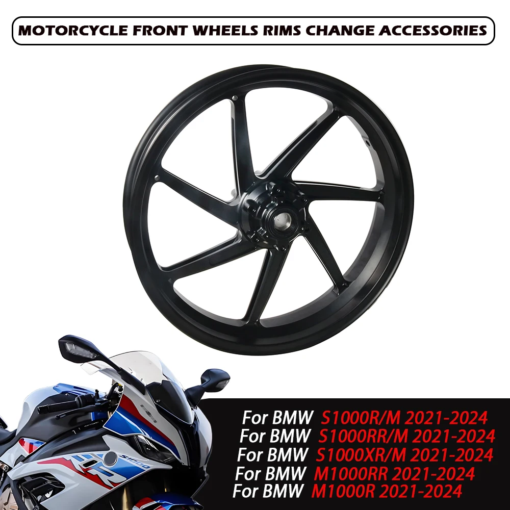 Motorcycle Front Wheels Rims Change Accessories For BMW S1000RR/M S1000R/M S1000XR/M 2021-2024 Aluminum Wheel Hub