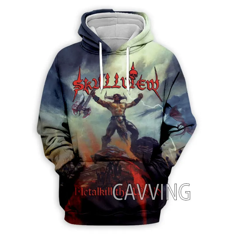 

New Fashion 3D Printed Skullview Rock Band Hoodies Hooded Sweatshirts Harajuku Hoody Tops Clothing for Women/men