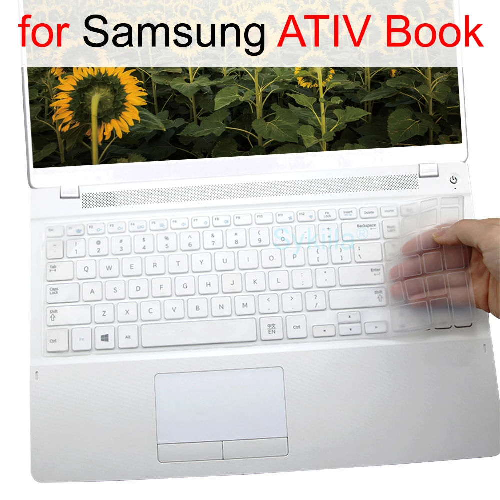 Keyboard Cover for Samsung ATIV Book Spin Lite 9 8 4 3 2 870Z5E 905S3K 910S3G 910S3K 940X3L Silicone Skin Protector Case 15.6