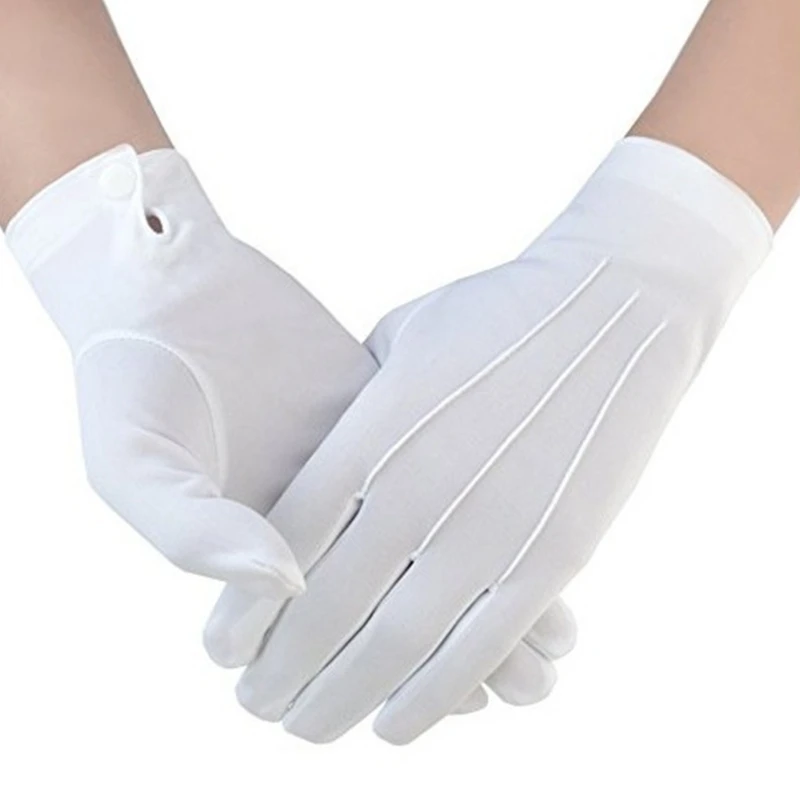 Adult Size White Gloves for Art Show Uniform Party Show Party Stage Show Formal Uniform Wear Accessories Dropship