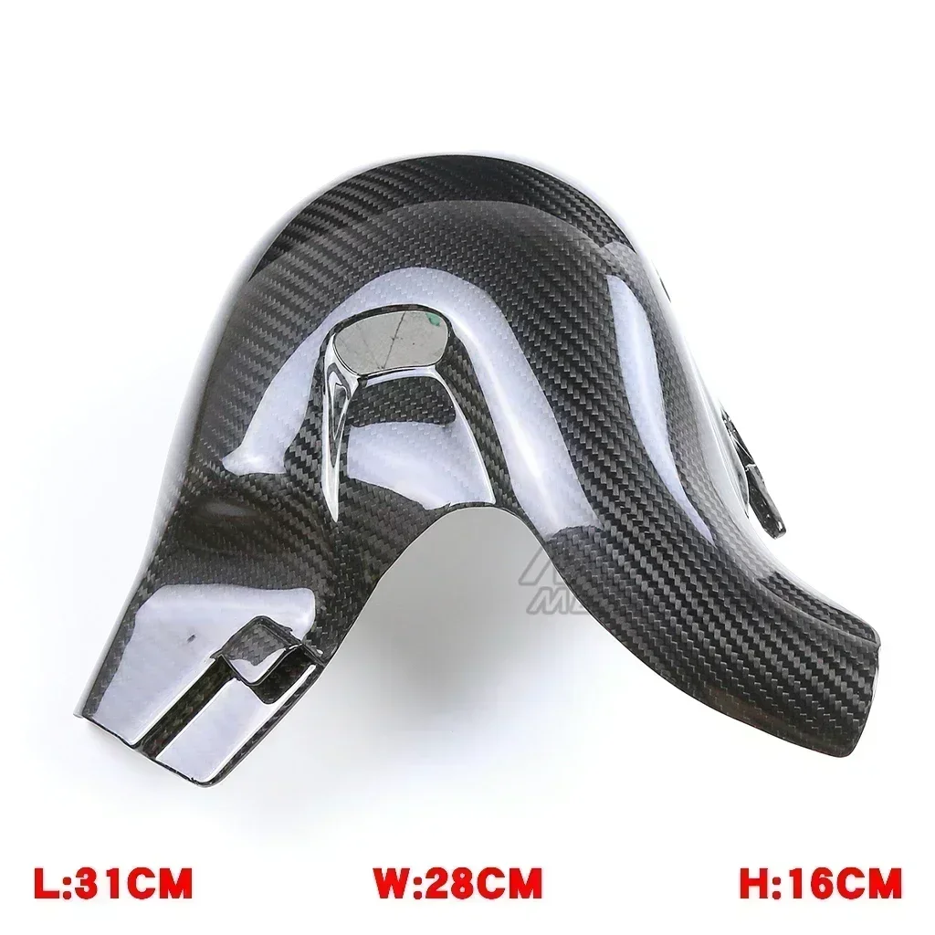 V4 2023 Voor DUCATI Streetfighter Panigale V4 V4S V4R Motorfiets Koolstofvezel Uitlaat Cover Hitteschild Bescherming (Alleen EURO 5)