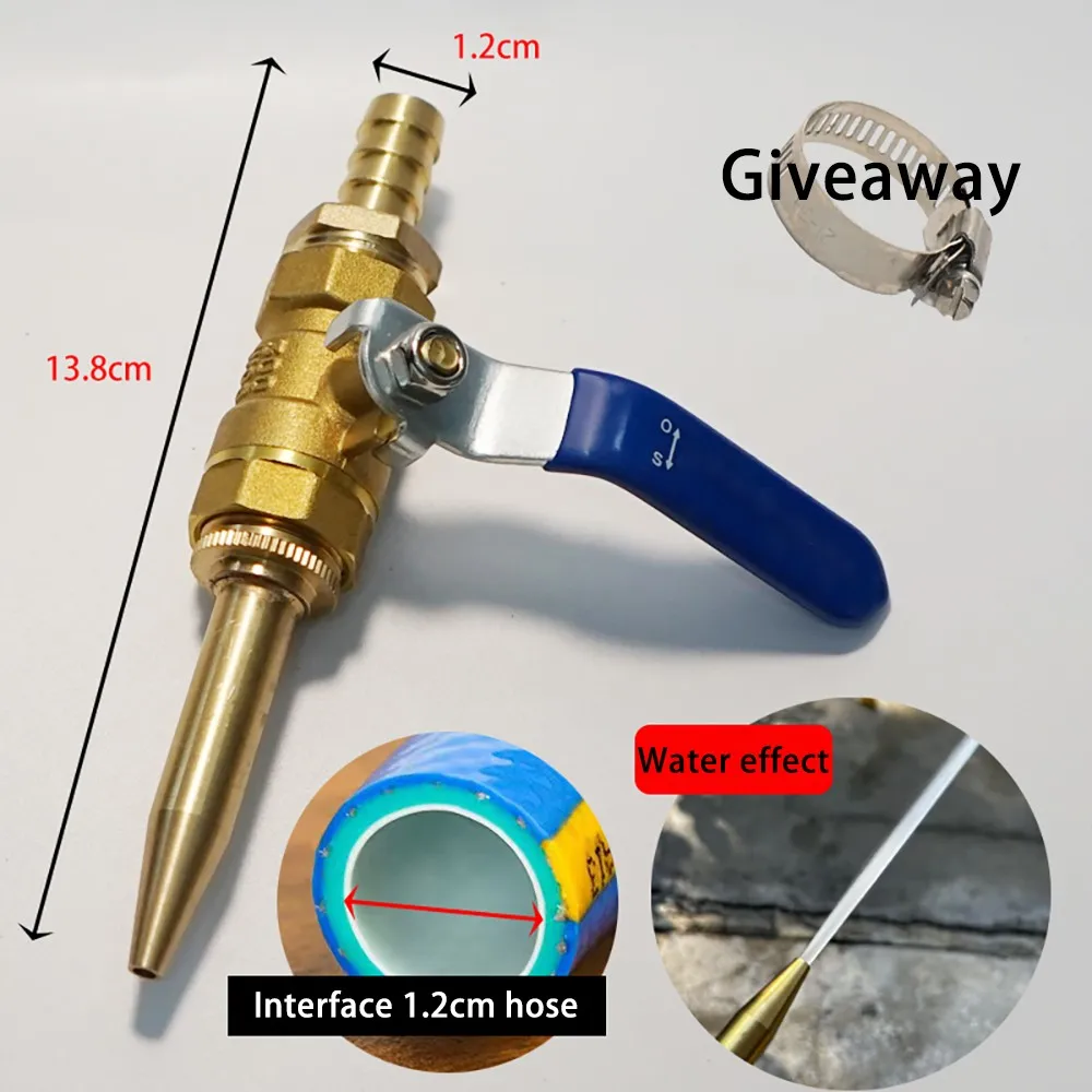 Hot Selling Thickened Copper Sany Zhonglian Mixer Truck Accessories Spray Head High Pressure Nozzle Tank Truck Water Gun Head SP