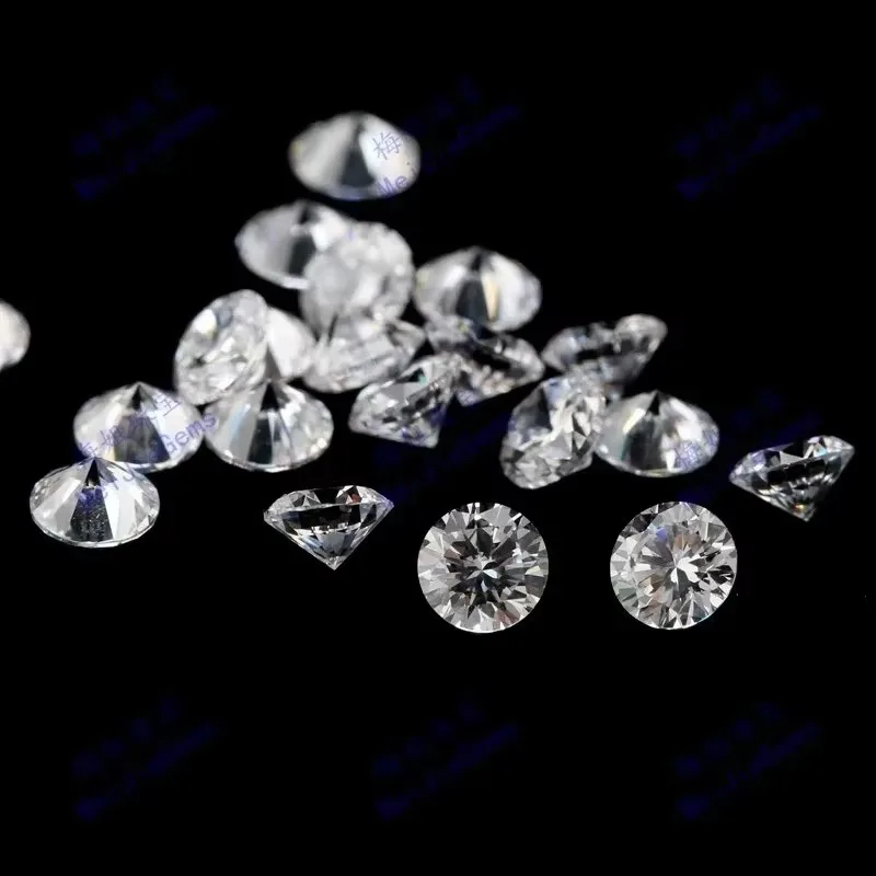 Moissanit-Stein D-Farbe VVS1 Rundschliff DIY Charms Schmuckherstellung Ring Halskette Ohrringe Hauptmaterialien Zertifikat – Detail 37