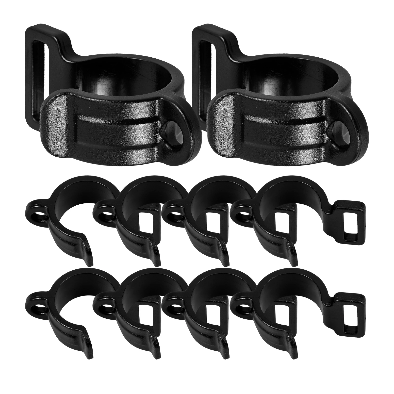 

10pcs Tent Accessories Plastic Pole Hooks for Camping Canopy Tent Outdoor Portable Storage Hook Hanger C 24x20x17mm