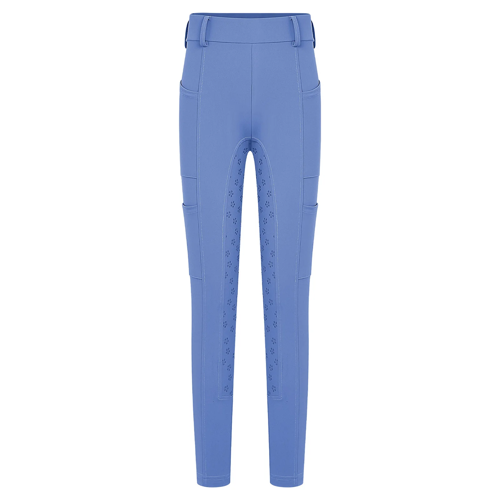 Children Boys Girls Riding Clothing Pants Anti-slip Full Seat Equestrian Breeches Leggings with Multiple Pockets Sportswear