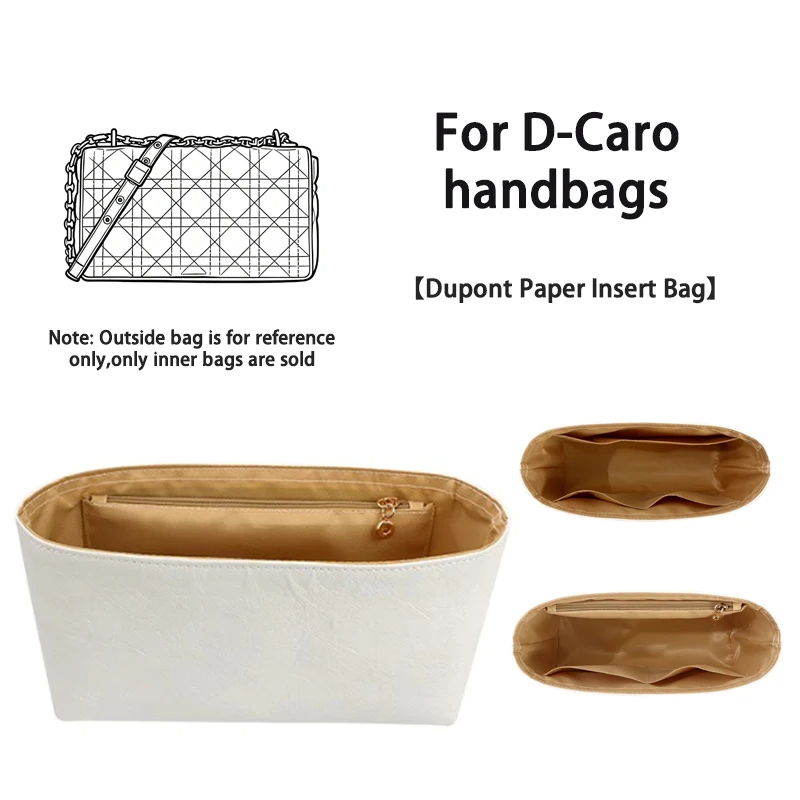 EverToner Suitable for D-Caro Handbags Microfiber Paper Inner Pouch Mold-Retaining Function Great While Organizing Items