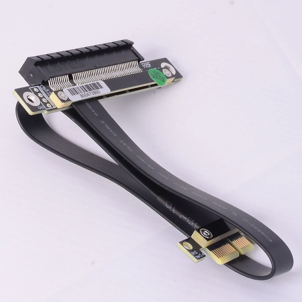 كابل تمديد ADT-Link PCIe 4.0 X1 إلى X8 بسرعة 16 جيجابت في الثانية كابل توسيع PCI Express لترقية أجهزة الكمبيوتر #6