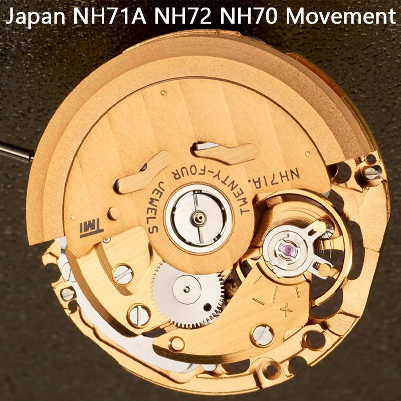 Original NH70 NH72A Luxury Automatic Mechanical Movement NH71 Watch Part Accessories Skeleton Replace Kit High Accuracy