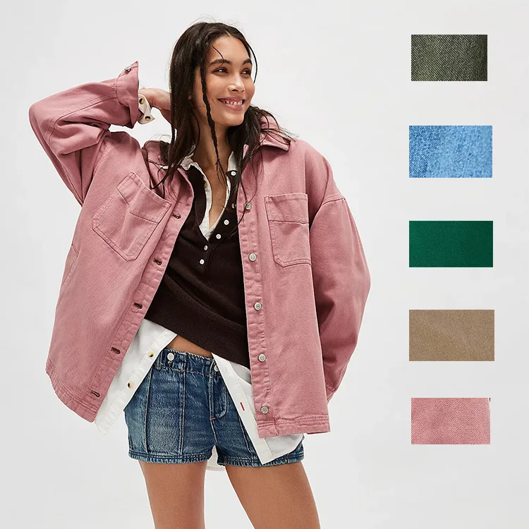 Lady Cloth Bestseller Random Multifunctional Pocket Side-slit Women's Denim Jacket 8972 Dress Elegant Sexy Bandage Outfits