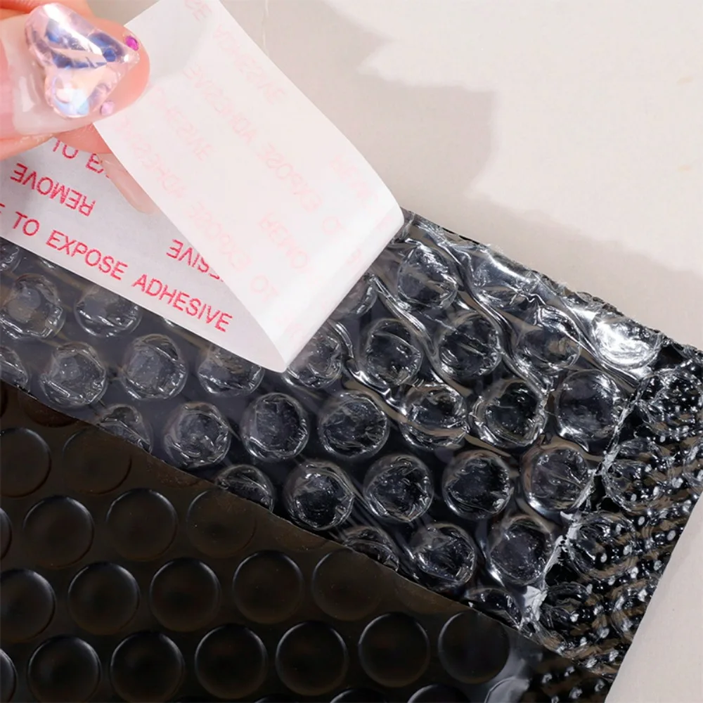 Pink/Black Bubble Envelopes Bags Self Seal Adhesive Padded Bubble Mailers Shockproof Envelopes Mailing Waterproof Bags 10-40Pack
