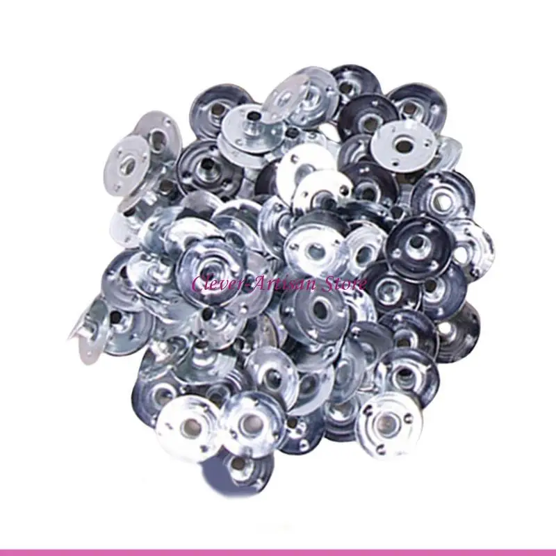 E06B 100 kupa świeca sprawiająca, że Tealeght Wick Holders baza samozwańcza metalowa świeca knot podtrzymywania