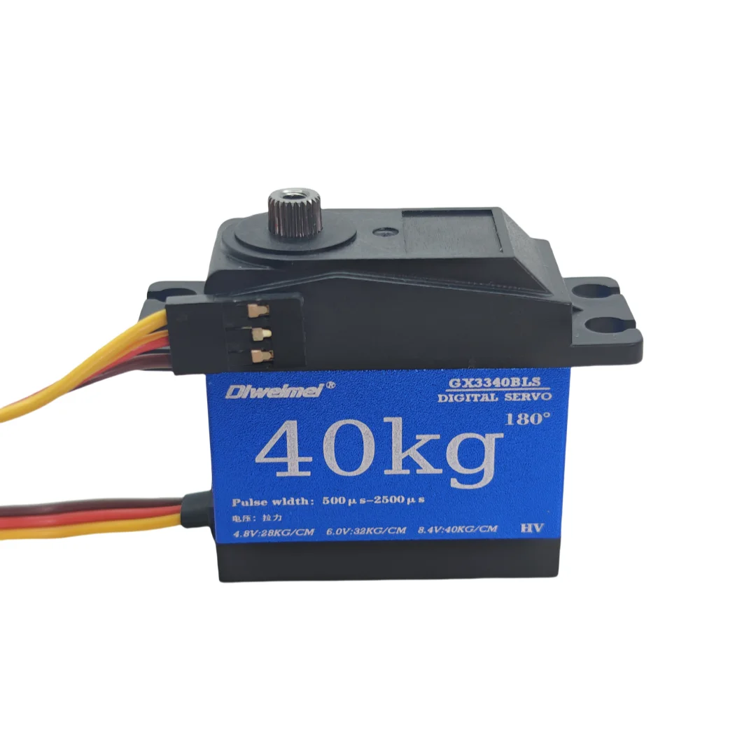 Servo de copa hueca de 40kg, engranaje metálico de alto torque adecuado para brazos robóticos y modelos de coches de control remoto 1:10 y 1:12