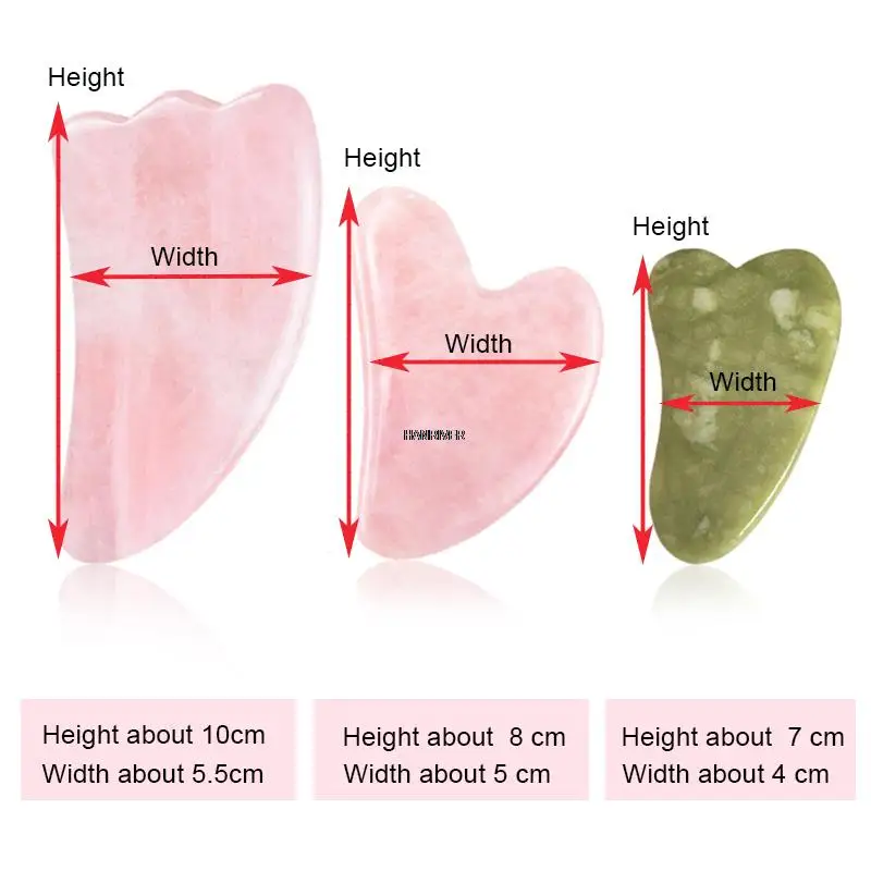 핑크 괄사 롤러 마사지기 리프팅 페이셜 스킨 뷰티 케어 괄사 보드 바디 스크래핑 페이스 스파 마사지 컵핑 괄사 도구