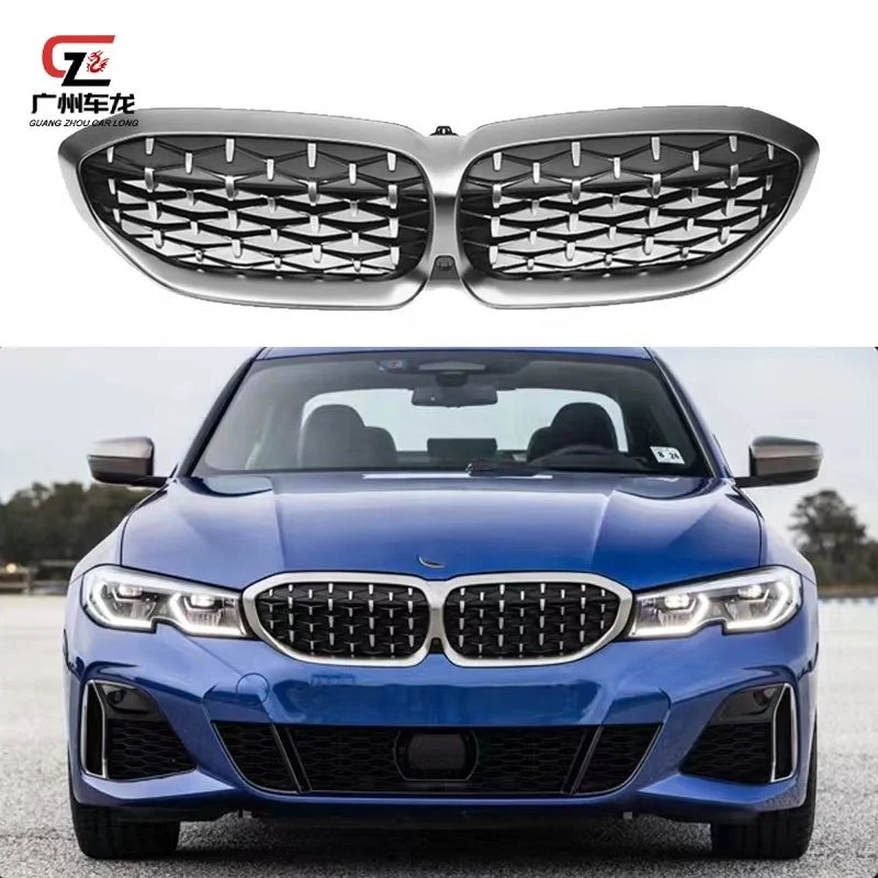 Factory Direct ABS Material Front Bumper Grille Diamond Grille For BMW 3 Series G20 G28 2019-2022 Car grills