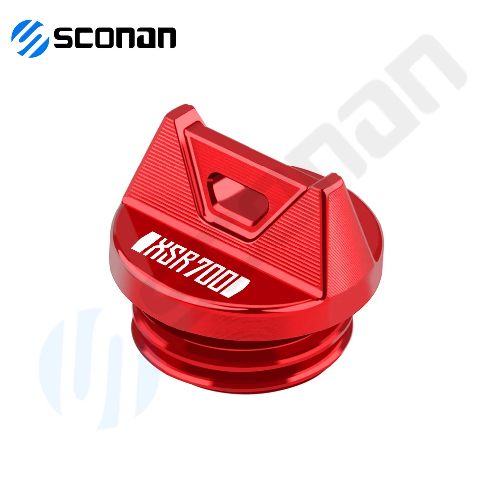 

For YAMAHA XSR700 XSR900 XSR 700 900 2016-2023 2024 Motorcycle Accessories CNC Aluminum Engine Oil Tank Cap Oil Filler Cup M27*3