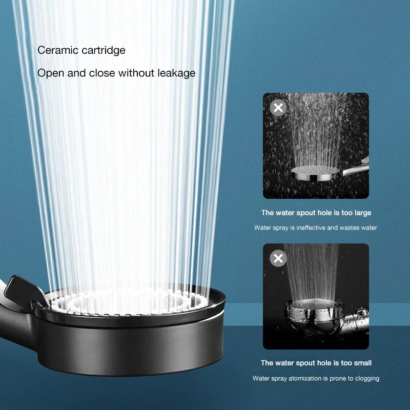 

Supercharged shower head set home shower super bath heater bath water heater shower head pressurized hose bathroom