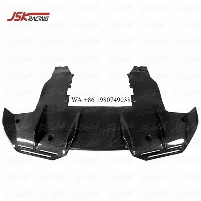 Wmwmnu JSK-1 Style Carbon Fiber Rear Diffuser Bumper Lip for 2017-2019 720S Body Kit Spoiler Splitter Auto