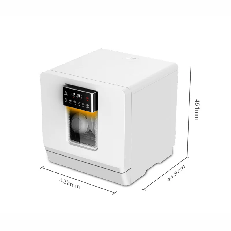 Hot Selling Small Desktop Fully Automatic Household Installation-free Sterilization and Drying Dishwasher