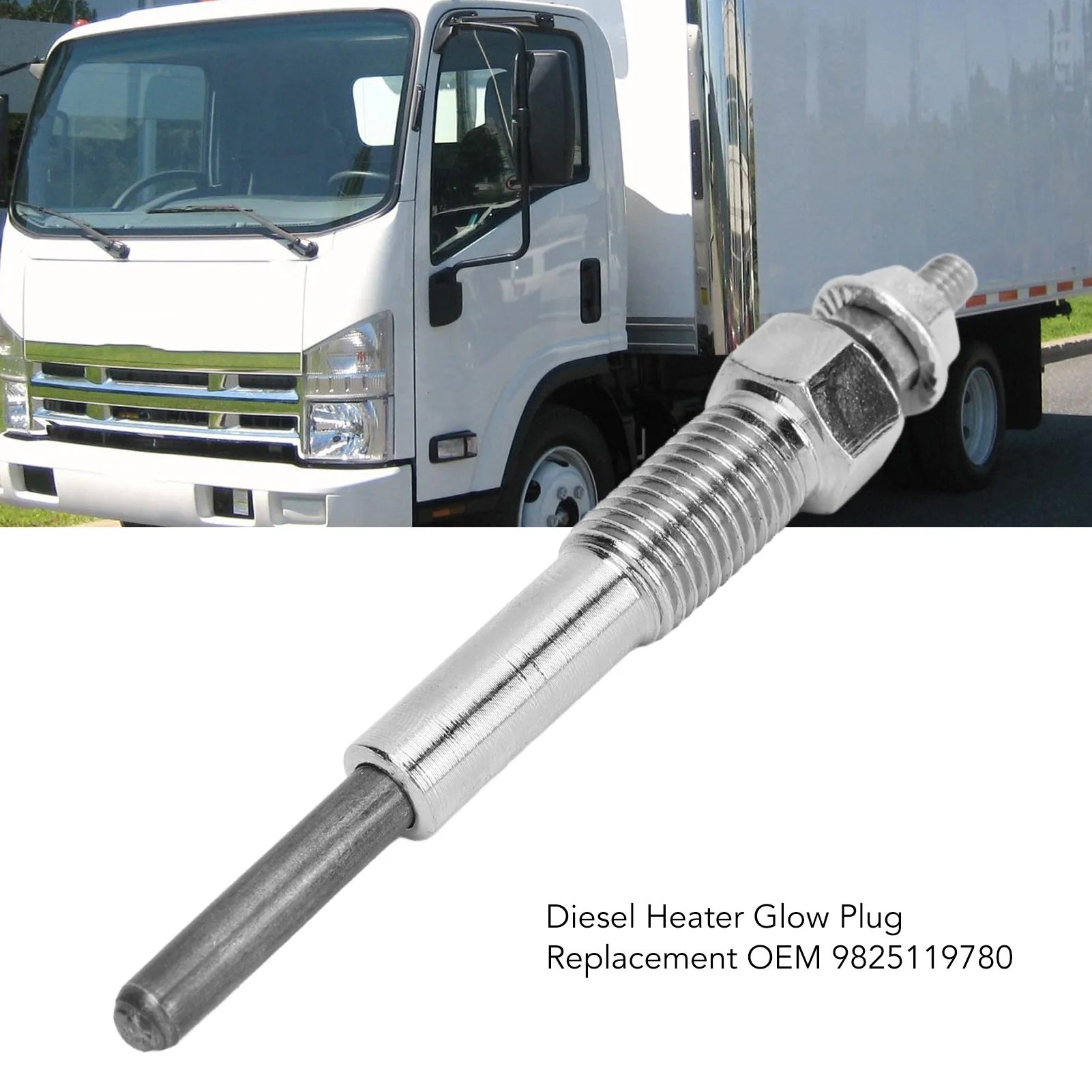4PCS Auto Diesel Heater Glow Plug 9825119780 Replacement for ISUZU C240 C190 C201 C221 4BA1 D500 4FA1 Engine 12V view 5