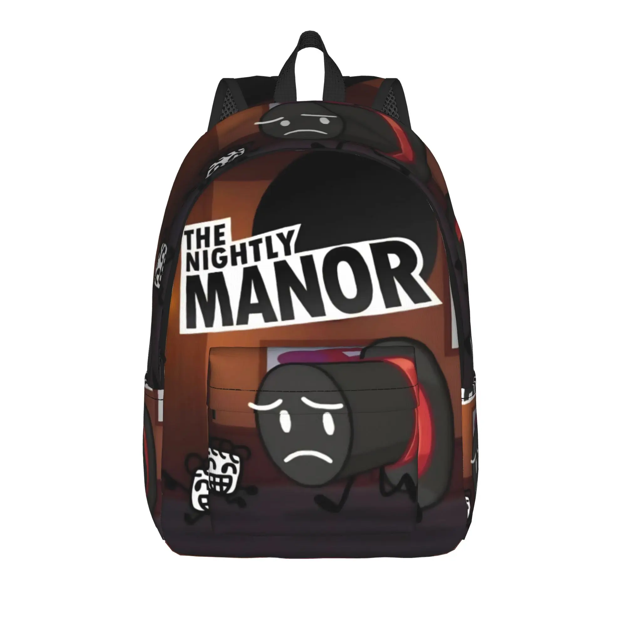 The Nightly Manor Fashion Backpack Outdoor Student Work  Daypack for Men Women Laptop Canvas Bags