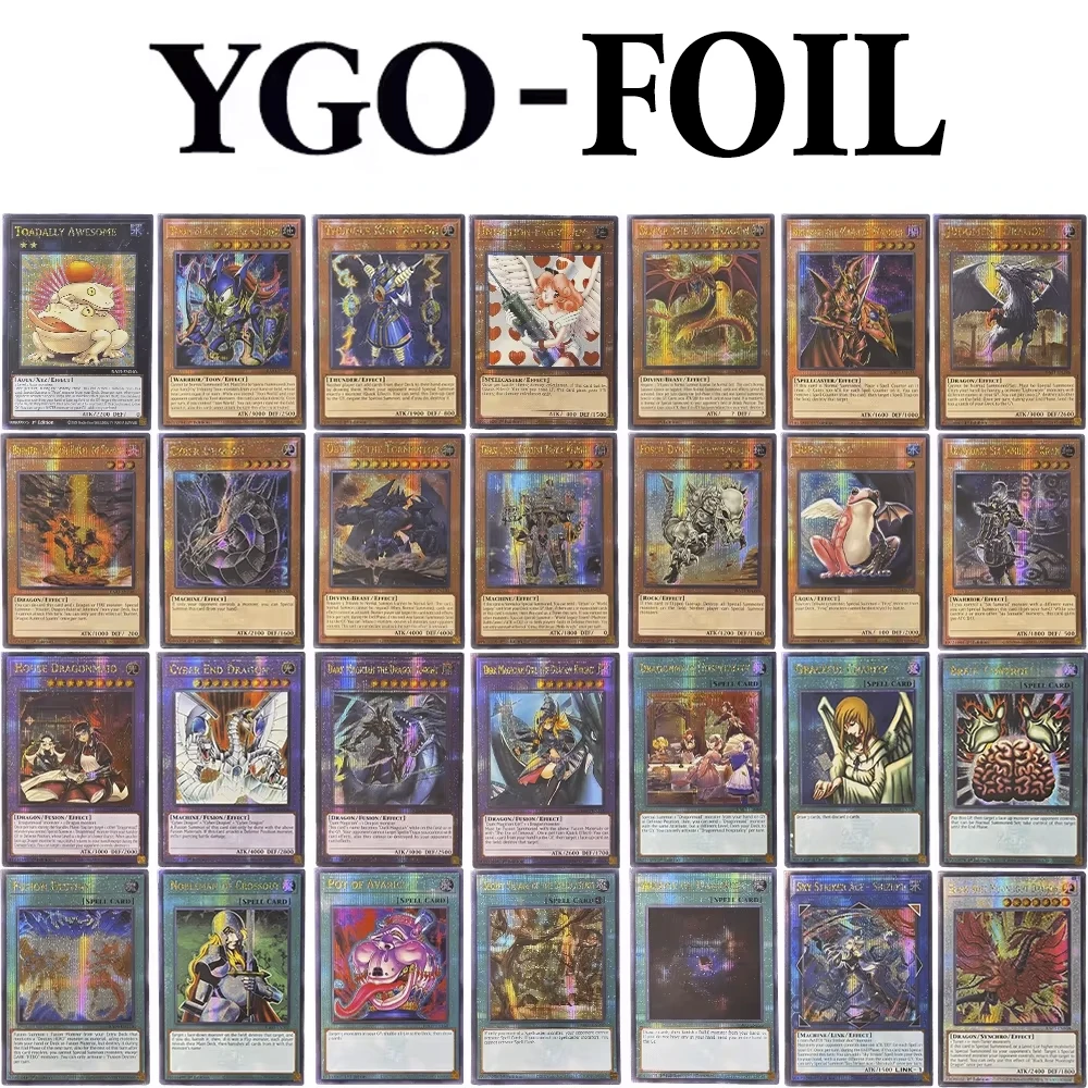 ¡YU-GI-OH! Cartas de juego TCG cuarto de siglo Bonanza Proxy Collectiontoy-QCScR Inyección Hada Lily Graceful Charity Cyber Dragon