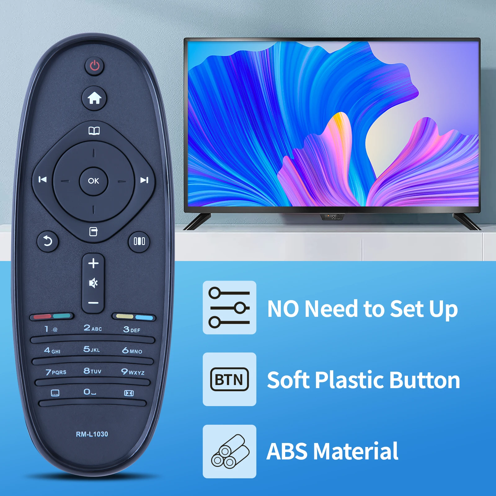 Nuovo telecomando per Philips Smart LCD LED HD TV 50 pfl7956t RC2813901/01 RC2683203/01