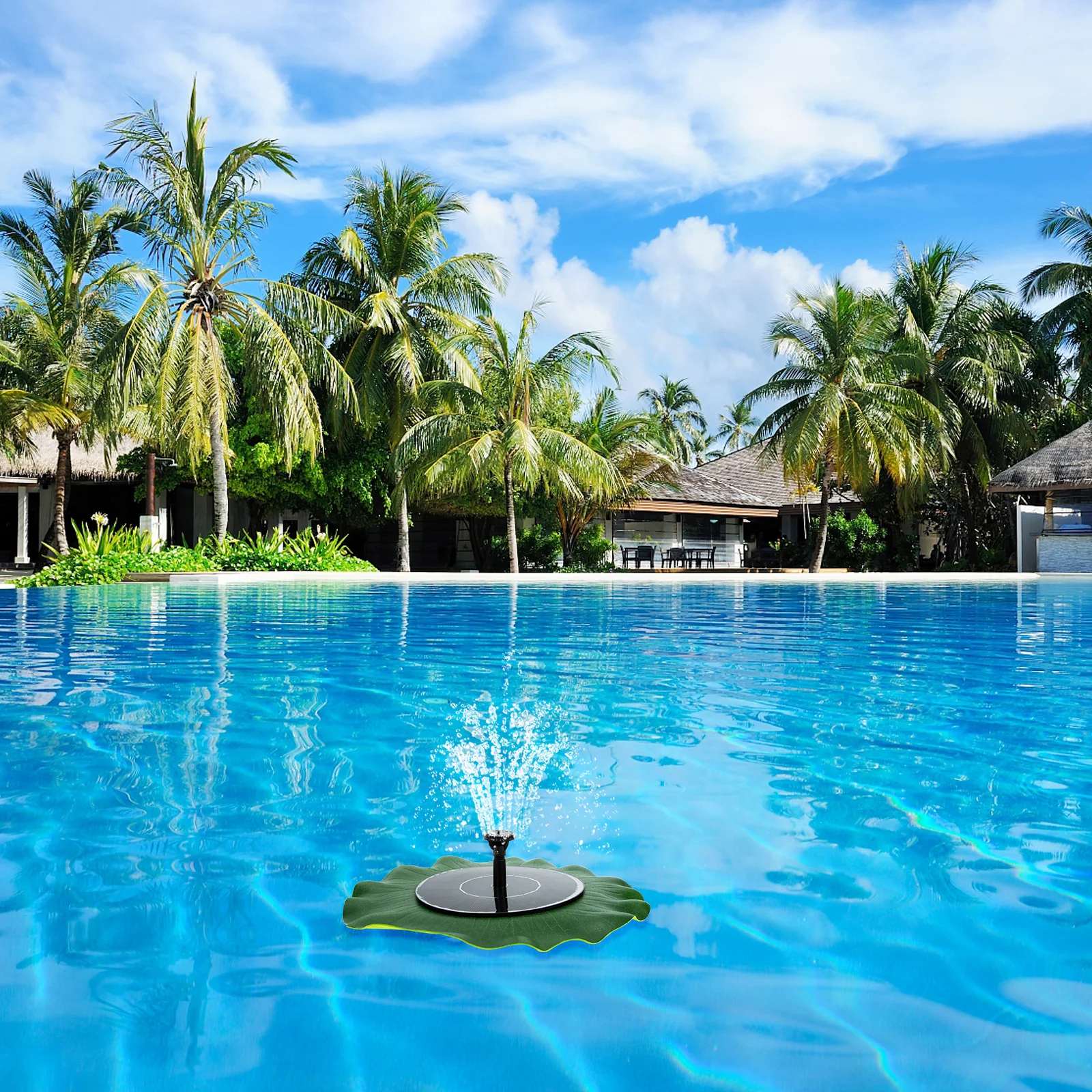 

1 set 1 Set Solar Fountain For Outdoor Bird Bath Pond Water Circulation Garden Decor Solar Powered Pump Kit No Required