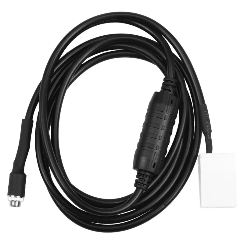 A03Z-2X AUX Audio Cable Line Connector With Resistor 1.5M 12 Pin For BMW E60 E61 E63 E64 E65 E66 E81 E82 E83 E87 E88 E90 E91